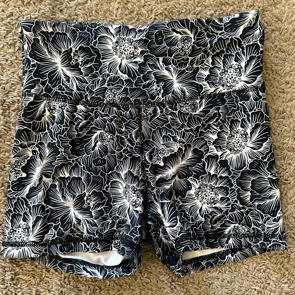 Floral bike shorts